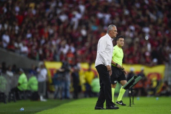 Tite fez reclamação sobre calendário no Brasil -  (crédito: Foto: Marcelo Cortes/Flamengo)