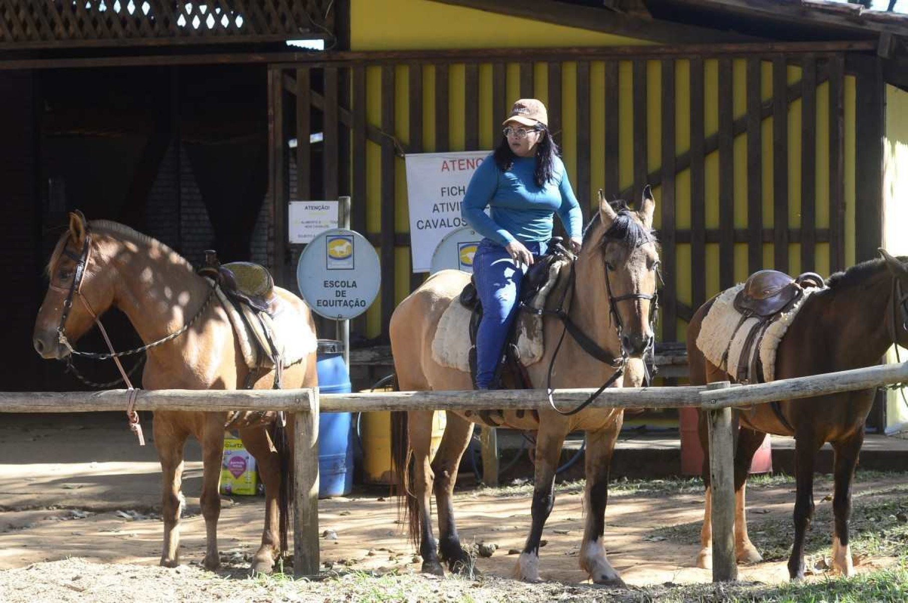 Os passeios a cavalo são uma das atrações mais populares no Rancho Canabrava