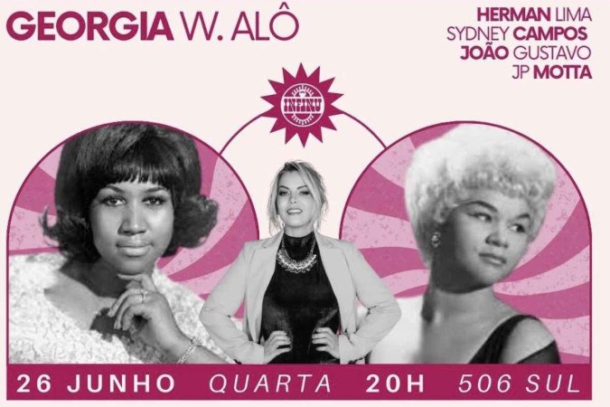 Cartaz show tributo a EttaJames e Aretha Franklin -  (crédito: Divulgação/JAM Jazz)