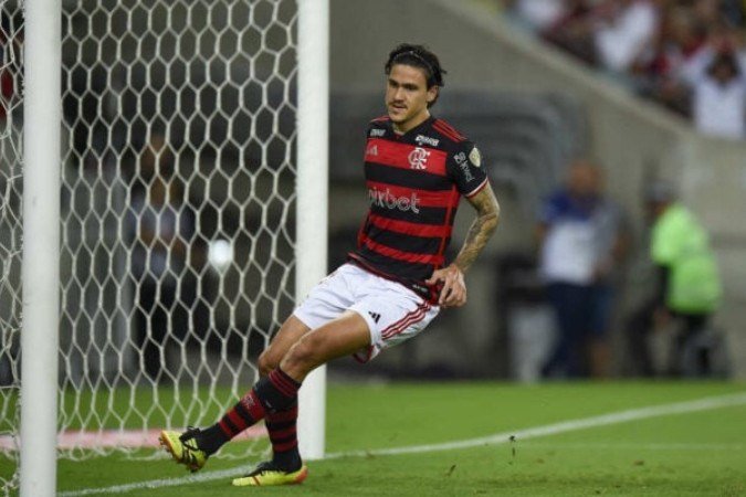 Ataque do Flamengo atualmente vive um bom momento -  (crédito: Foto: Marcelo Cortes/CRF)