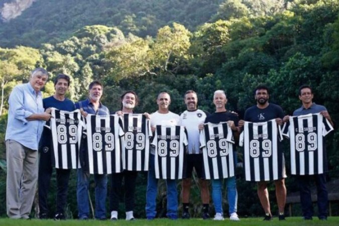 Botafogo recebe campeões de 1989 -  (crédito: Foto: Vitor Silva / BFR)