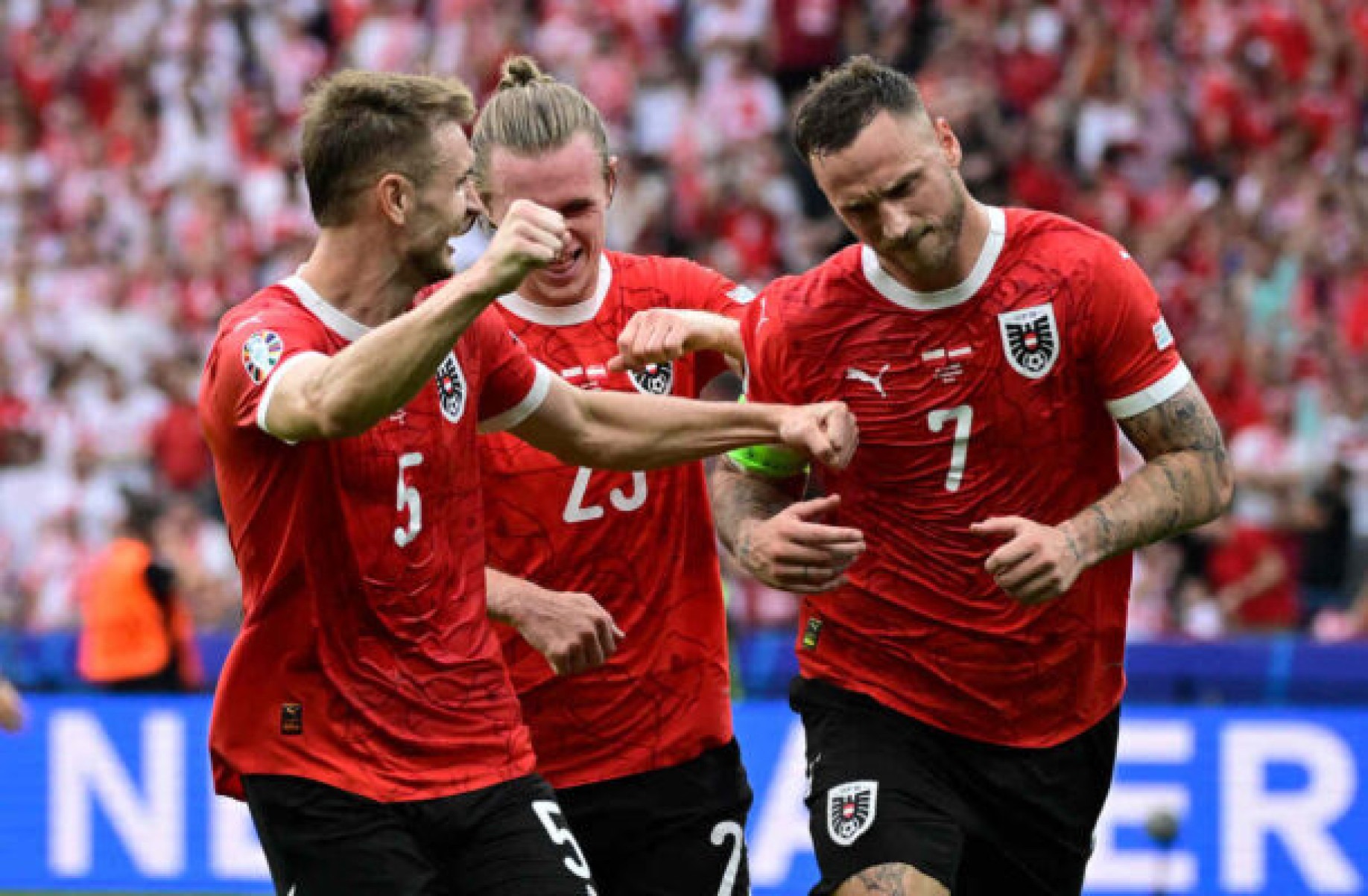 Áustria vence e complica vida da Polônia na Eurocopa 2024