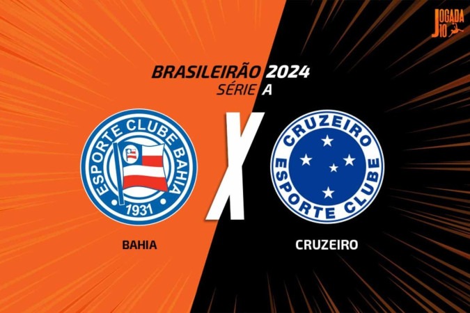 Bahia e Cruzeiro duelam na Fonte Nova, pelo Brasileirão -  (crédito: Jogada10)