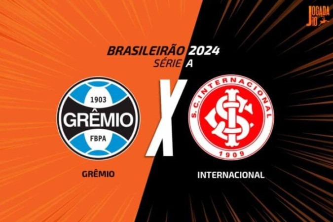 Grêmio x Internacional -  (crédito: Foto: Arte Jogada10)