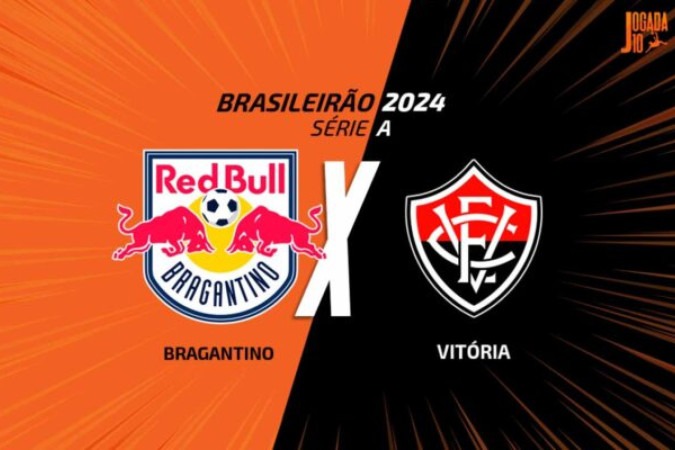 Bragantino e Vitória fazem jogo neste sábado -  (crédito: Arte: Jogada10)