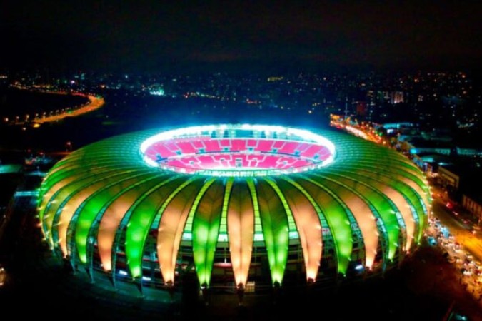 Beira-Rio pode ser palco de jogo da Seleção Brasileira, em setembro  -  (crédito: Foto: Divulgação/Internacional)