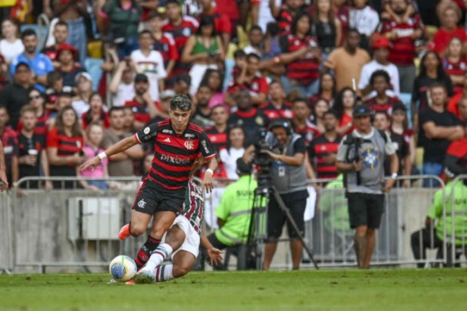 Flamengo ganhou o Fla-Flu  no limite  -  (crédito: Foto: Marcelo Cortes /CRF)
