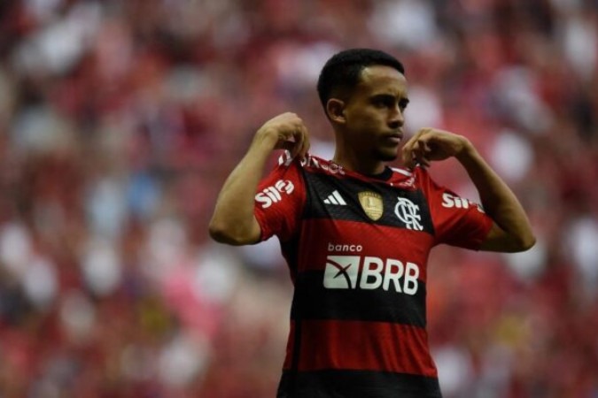 Matheus Gonçalves perdeu espaço no Flamengo  -  (crédito: Foto: Marcelo Cortes/Flamengo)