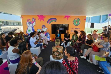 A roda de conversa sobre Juventude e Empregabilidade ocorreu no Festival LED, em junho -  (crédito: Divulgação/unicef)
