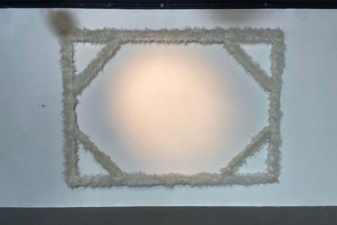 Exposlção Feral - —Mulheres da arte têxtil no DF, em cartaz no Museu Correios e com curadoria de Samantha Canovas. Obra de Barbara Paz