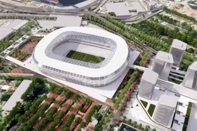 Prefeitura do Rio projeta impacto do novo estÃ¡dio do Flamengo para cidade -  (crédito: Foto: DivulgaÃ§Ã£o)