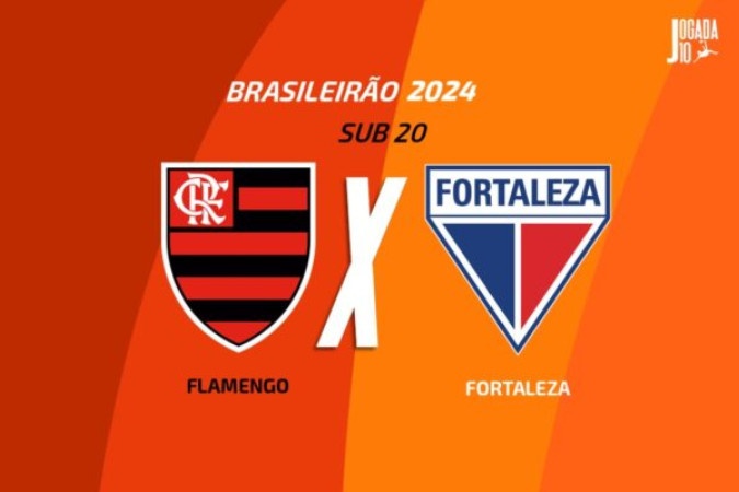 Flamengo e Fortaleza se enfrentam na Gávea -  (crédito: Foto: Arte/Jogada 10)