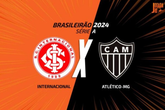 Inter e Atlético-MG se enfrentam nesta quarta-feira (26) pelo Campeonato Brasileiro -  (crédito:  - Foto: Arte/Jogada10)