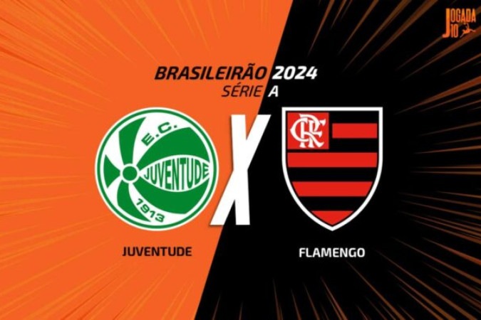 Juventude e Flamengo se enfrentam nesta quarta -  (crédito: Foto: Arte/Jogada10)