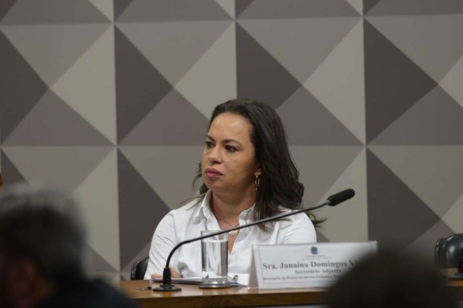 Janaína Gomes, representante da Seduh, aproveitou a ocasião para esclarecer alguns pontos polêmicos da proposta  -  (crédito: Ed Alves/CB/D.A Press)