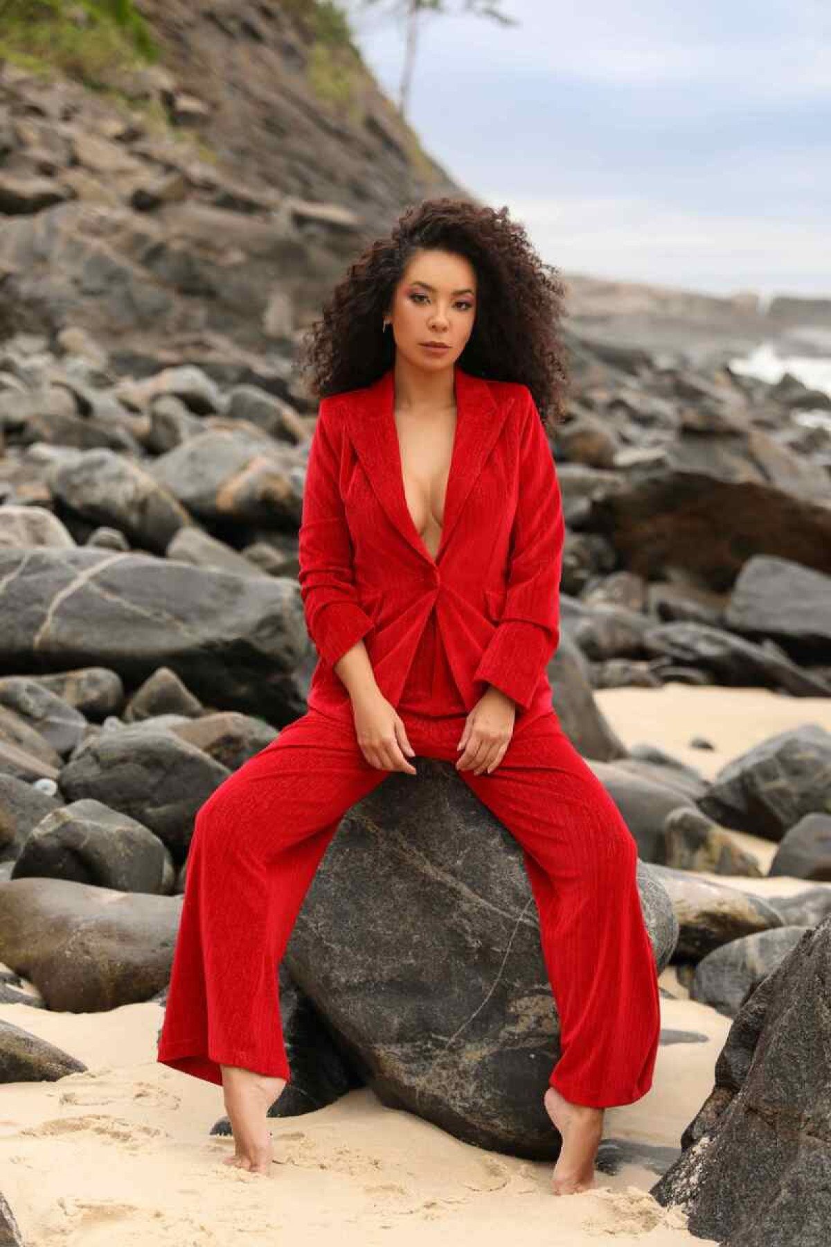 A atriz, comediante e apresentadora Micheli Machado