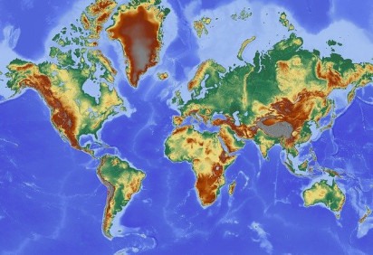 O Fundo Monetário Internacional e a agência Visual Capitalist divulgaram a lista dos 10 países com mais riquezas naturais do planeta.  -  (crédito: Imagem de maps-for-free por Pixabay )