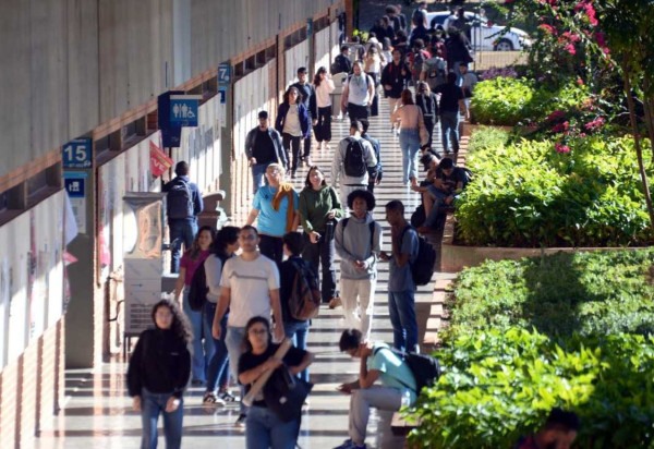 Vestibular UnB 2025 conta com 14.528 inscritos, concorrendo a 2.112 vagas -  (crédito:  Ed Alves/CB/DA.Press)