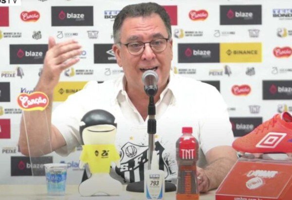 Reprodução Youtube canal @santosfc