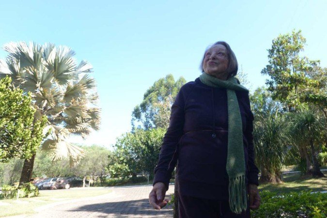  26/06/2024 Credito: Ed Alves/CB/DA.Press. Cidades. Nunca é tarde para começar. Novas praticas na terceira idade. Na foto Dona Marilia Godoy. 