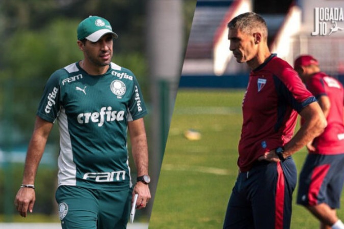 Abel e Vojvoda fazem o duelo de técnicos mais longevos do Brasil com retrospecto equilibrado -  (crédito:  Marcelo Caitano)