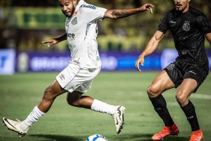 Patrick admite momento ruim no Santos -  (crédito: Foto: Raul Baretta/ Santos FC.)