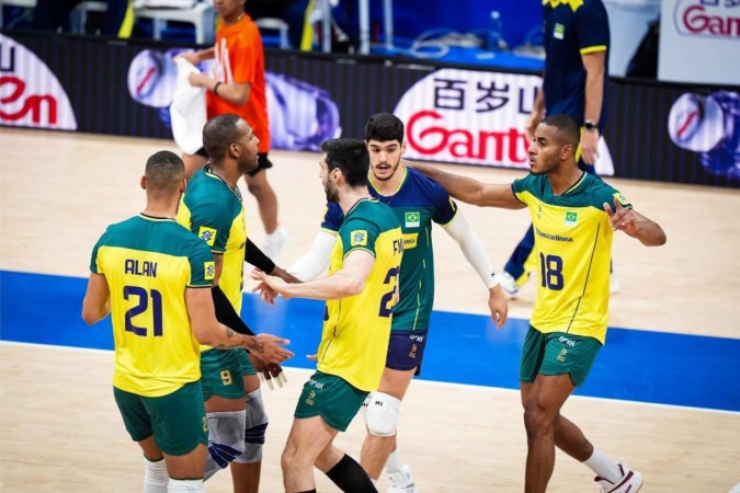 Na edição anterior o Brasil caiu nesta fase contra o mesmo adversário. -  (crédito: Volleyball World)