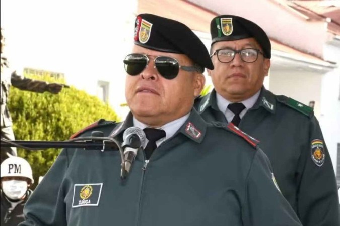 Zúñiga era Comandante Geral desde 2022 até sua demissão nesta semana, -  (crédito: Exército da Bolívia)