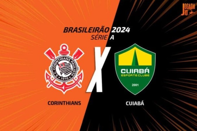 Corinthians x Cuiabá -  (crédito: Foto:  Arte Jogada10)