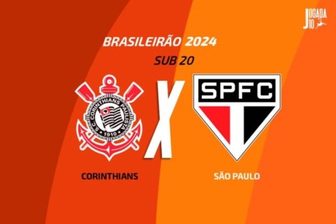 Corinthians e São Paulo duelam pelo Brasileiro Sub-20 -  (crédito: Foto: Arte/Jogada10)