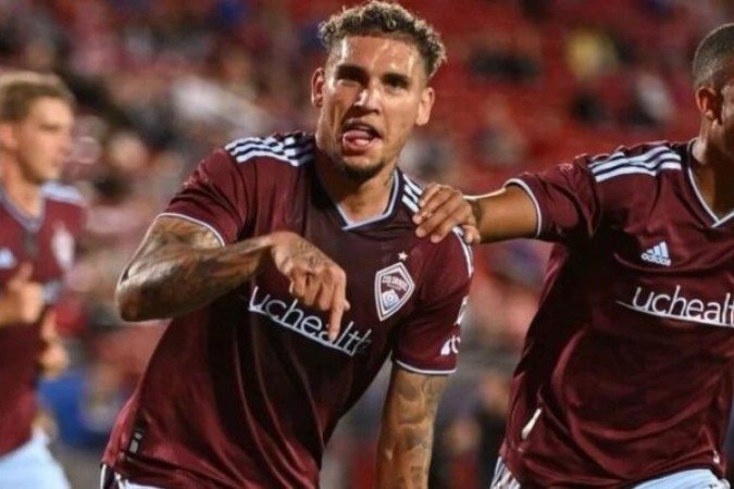 Navarro em ação pelo alviverde -  (crédito: (Foto: Cesar Greco/Palmeiras/by Canon))