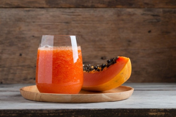 Suco de mamão com laranja (Imagem: Regreto | Shutterstock) -  (crédito: EdiCase - Geral)