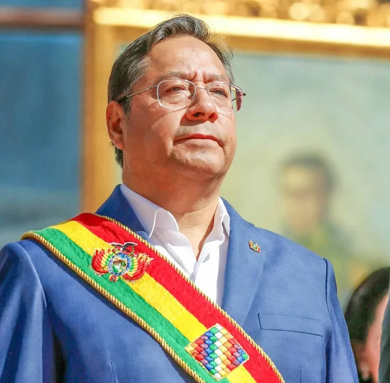 Reprodução Instagram Luis Arce 