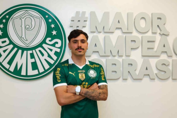  Apresenta....o do meio-campista Mauricio, na Academia de Futebol do Palmeiras, em S..o Paulo-SP. (Foto: Fabio Menotti/Palmeiras/by Canon)
     -  (crédito:  FABIO MENOTTI)
