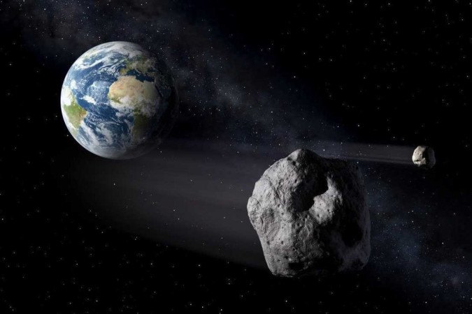 De acordo com a ESA, não há perigo de colisão do asteroide com a Terra -  (crédito: Pierre Carril/ESA)