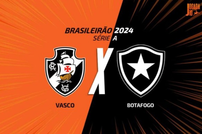 São Januário vai ferver com o grande clássico entre Vasco e Botafogo -  (crédito: Arte: Jogada10)