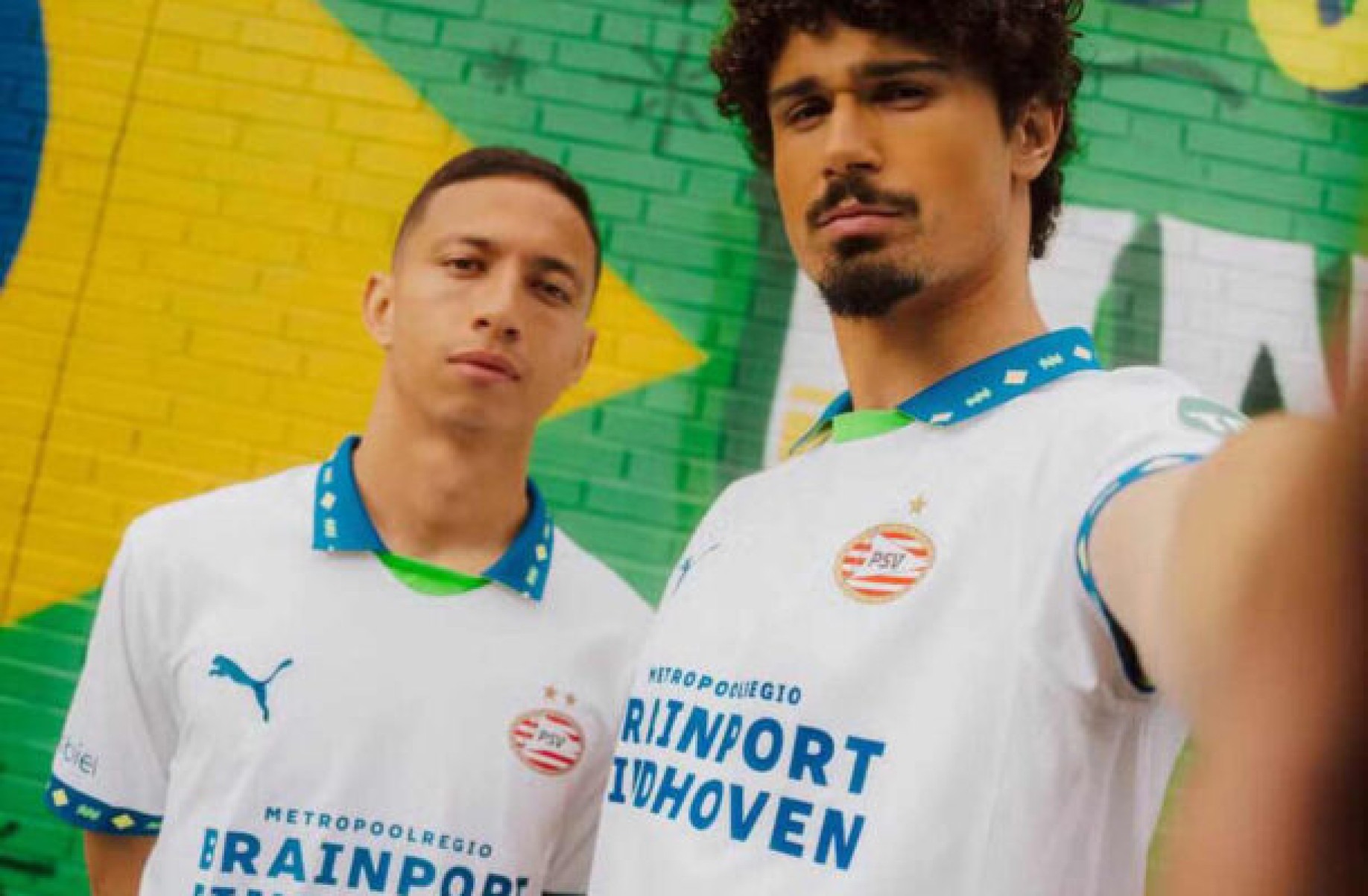 PSV, da Holanda, lança camisa com homenagem ao Brasil