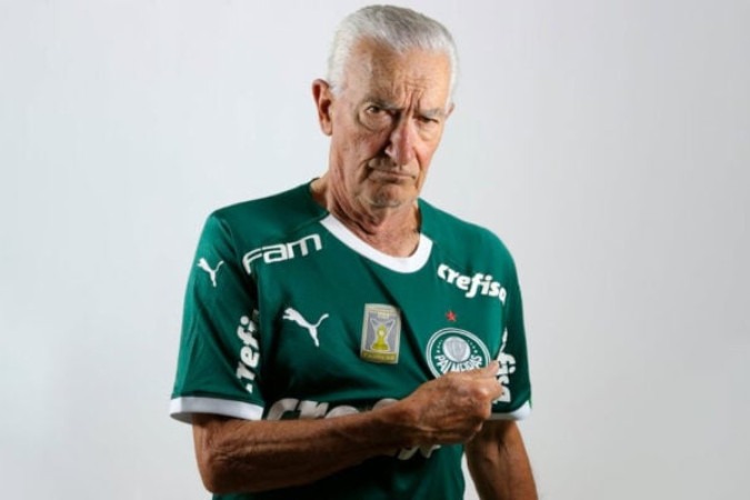 Dudu, um dos maiores jogadores da história do Palmeira, morre aos 84 anos e seu sobrinho, Dorival Jr, se emociona ao falar sobre o seu segundo pai -  (crédito: Foto: Divulgação / Palmeiras)