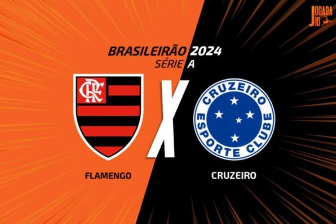 Flamengo e Cruzeiro se enfrentam no Maracanã -  (crédito: Foto: Arte/Jogada 10)