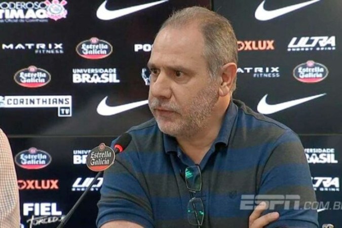 Roberto Gavioli, agora ex-gerente financeiro do Corinthians -  (crédito: Foto: Reprodução /ESPN)