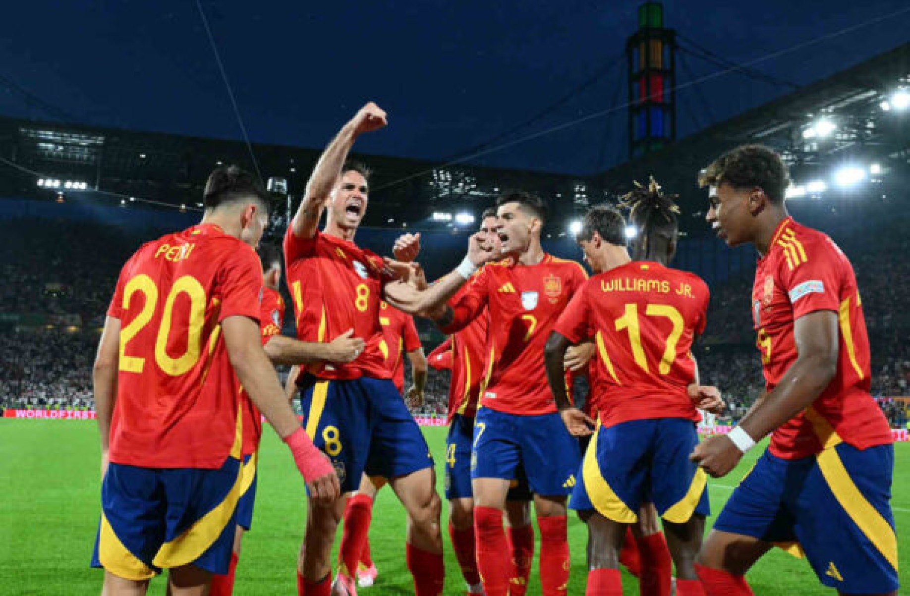 Espanha goleia a Geórgia e pega Alemanha na próxima fase da Euro
