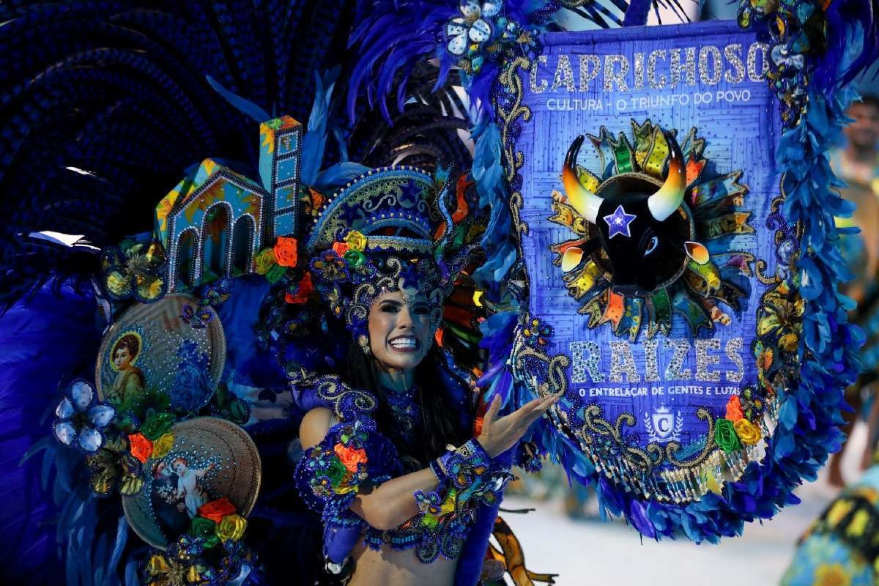 Apresentação do Boi Caprichoso no Bumbódromo no Festival de Parintins 2024      