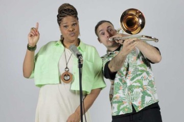Daniel Rodrigues e Tereza Lopes: encontro do samba com o jazz no CCBB
 -  (crédito: Daniel Rodrigues )