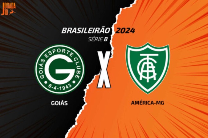 Goiás x América Mineiro vão medir forças pela Série B -  (crédito: Foto: arte Jogada10)