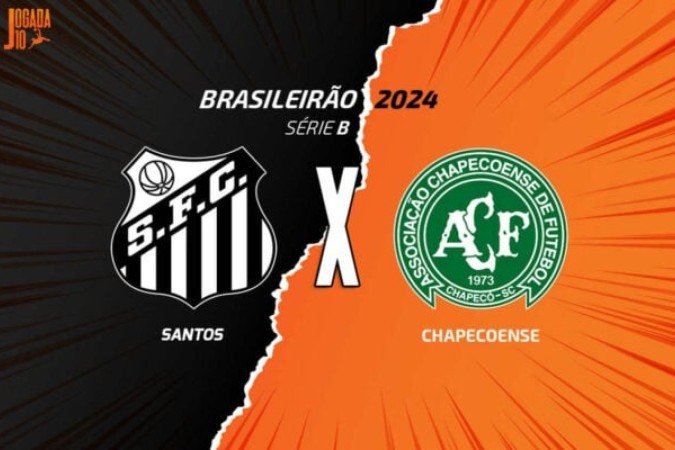 Santos x Chapecoense -  (crédito: Foto: Arte Jogada10)