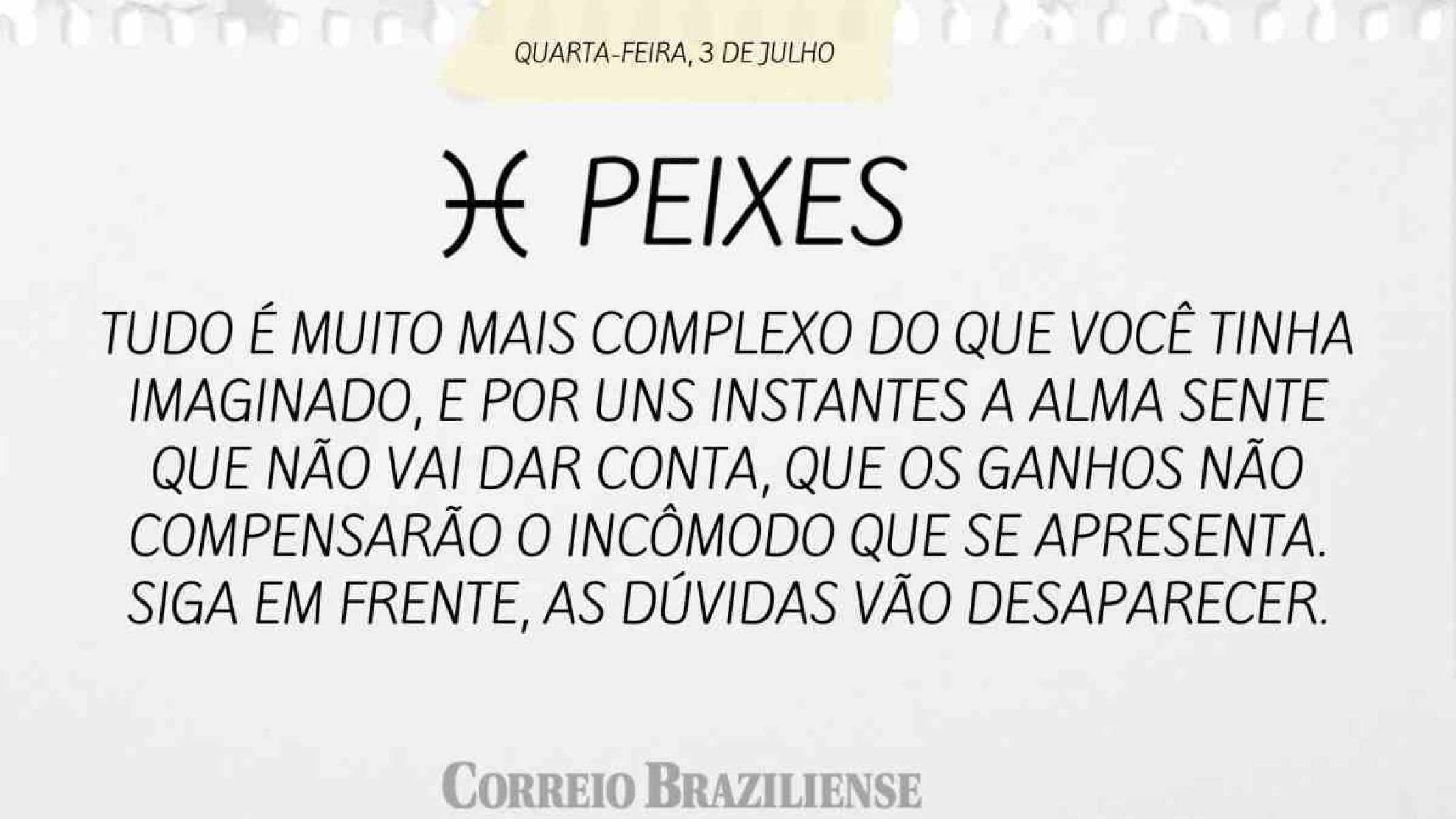 PEIXES | 3 DE JULHO