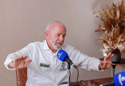 O presidente Lula em entrevista a uma rádio baiana: 'É um absurdo. Obviamente que me preocupa essa subida do dólar. É uma especulação' -  (crédito: Ricardo Stuckert/PR)
