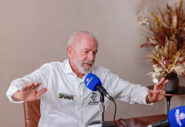 Entrevista do presidente Lula para Rádio Sociedade nesta terça-feira (2/7) -  (crédito: Ricardo Stuckert/PR)