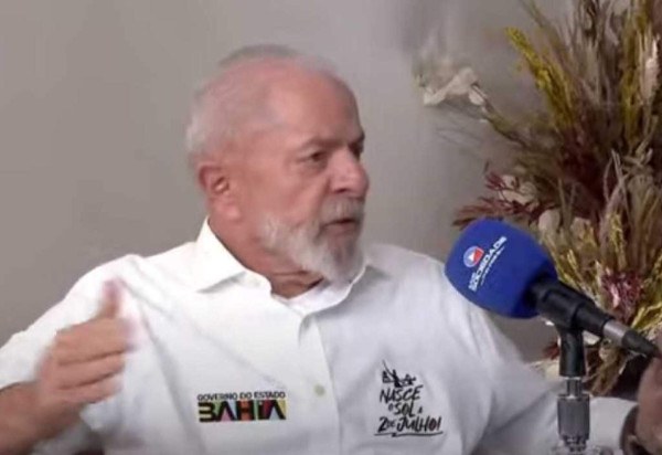 Entrevista do presidente Lula para Rádio Sociedade nesta terça-feira (2/7) -  (crédito: Reprodução Youtube Lula)
