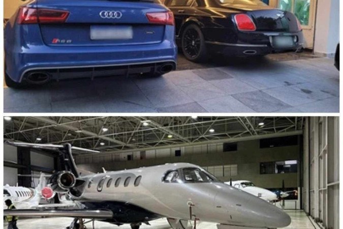 Carros de luxo e aviões que eram utilizadospelo crime organizado foram apreendidos em operação nesta terça-feira (2/7) -  (crédito: Divulgação PF)